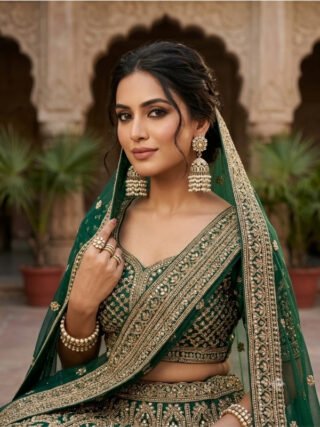 Traditional gold pearl jhumka earrings for women online shopping at Melegant by LC Indirapuram Ghaziabad